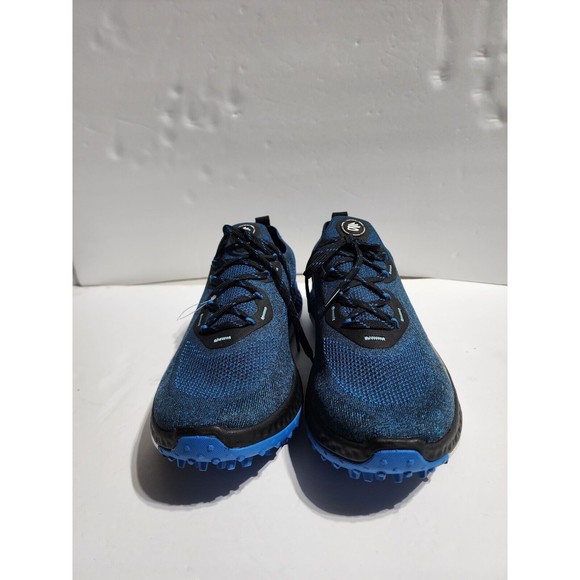 Under Armour UA Charged Curry Spikeless Golf Shoes Sz 9.5 Blue/Black 3025072-001 main image 4
